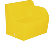 Basic Adult Left Armchair - Yellow, 15.7"H