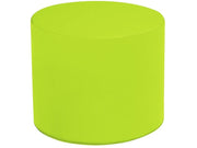 Basic Round Pouffe - Light Green, 15.7"H