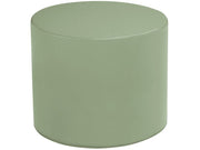 Basic Round Pouffe - Lichen, 15.7"H