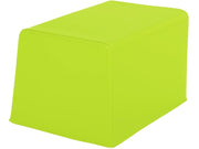 Basic Adult Square Pouffe - Light Green, 15.7"H