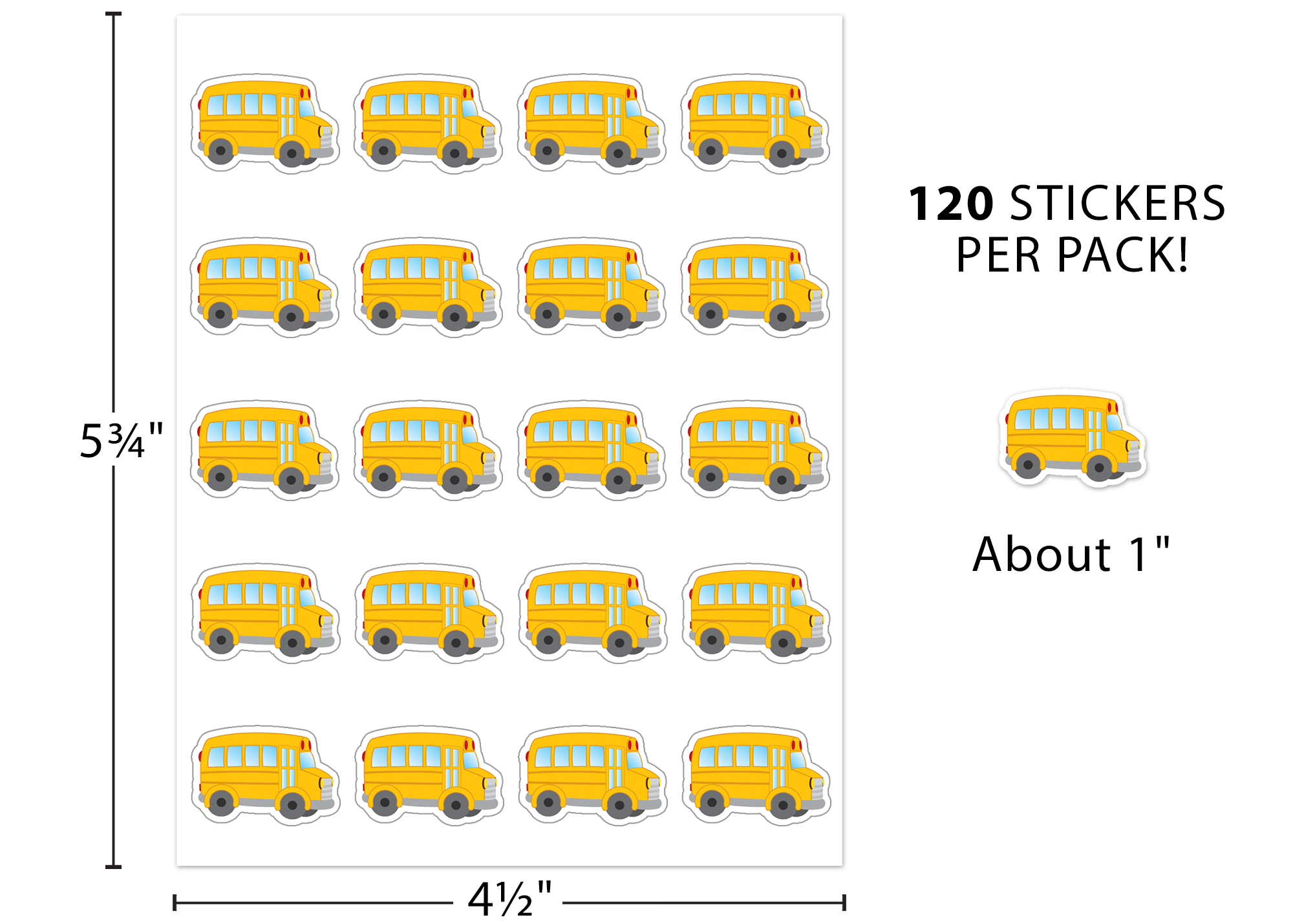 School Bus Stickers