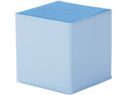 Cube Mini Pouffe - Blue/Light Blue