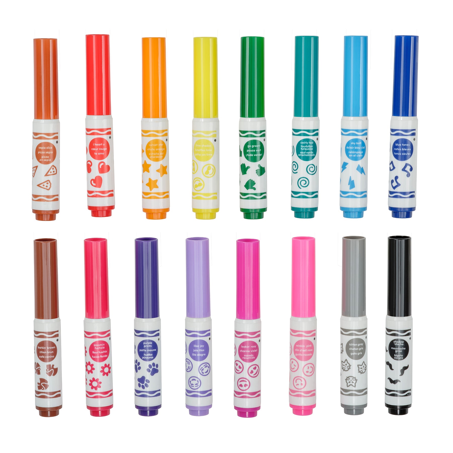 Pip Squeaks Stamper Markers, 16 Count