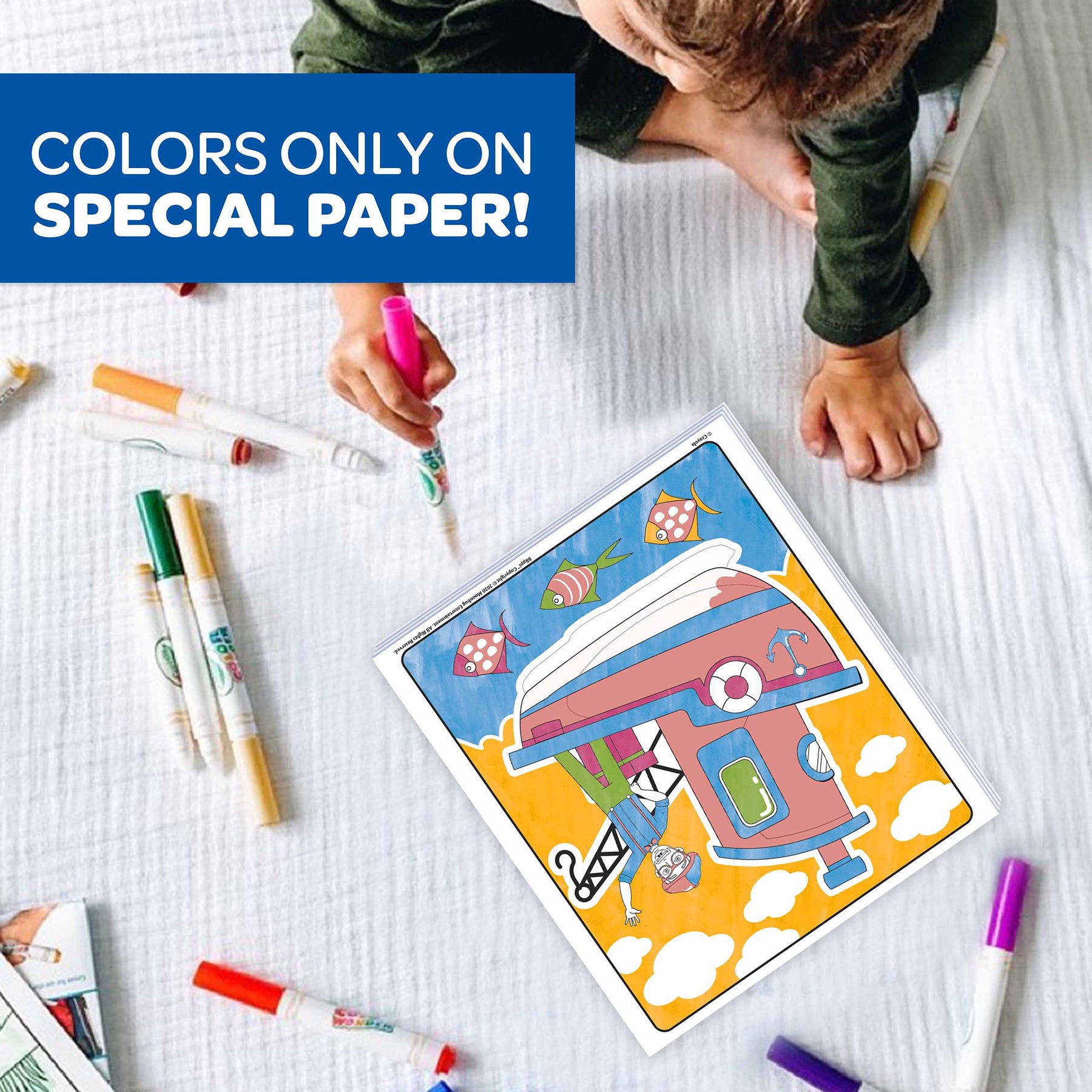 Color Wonder® Coloring Pad & Markers, Blippi