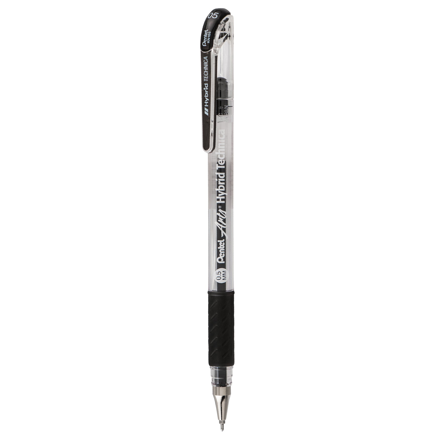 Hybrid Technica (0.5mm) Gel Pen, Black Ink, Pack of 12