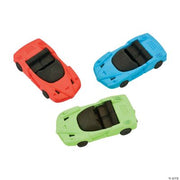 Race Car Erasers - 12 Pieces