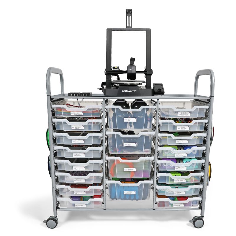 Hands-On Coding and Robotics STEM Lab Cart