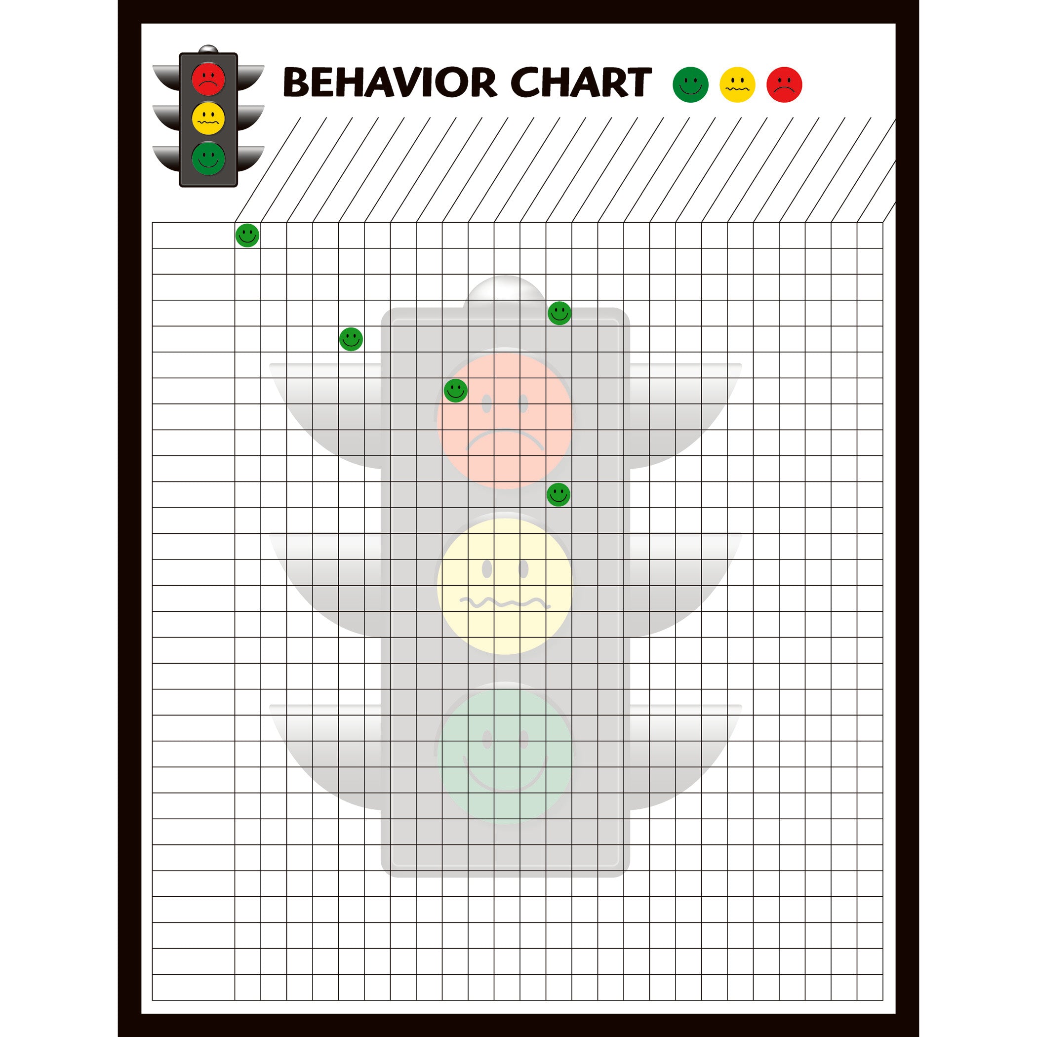 Behavior Chart, 17"x22", 4 pack