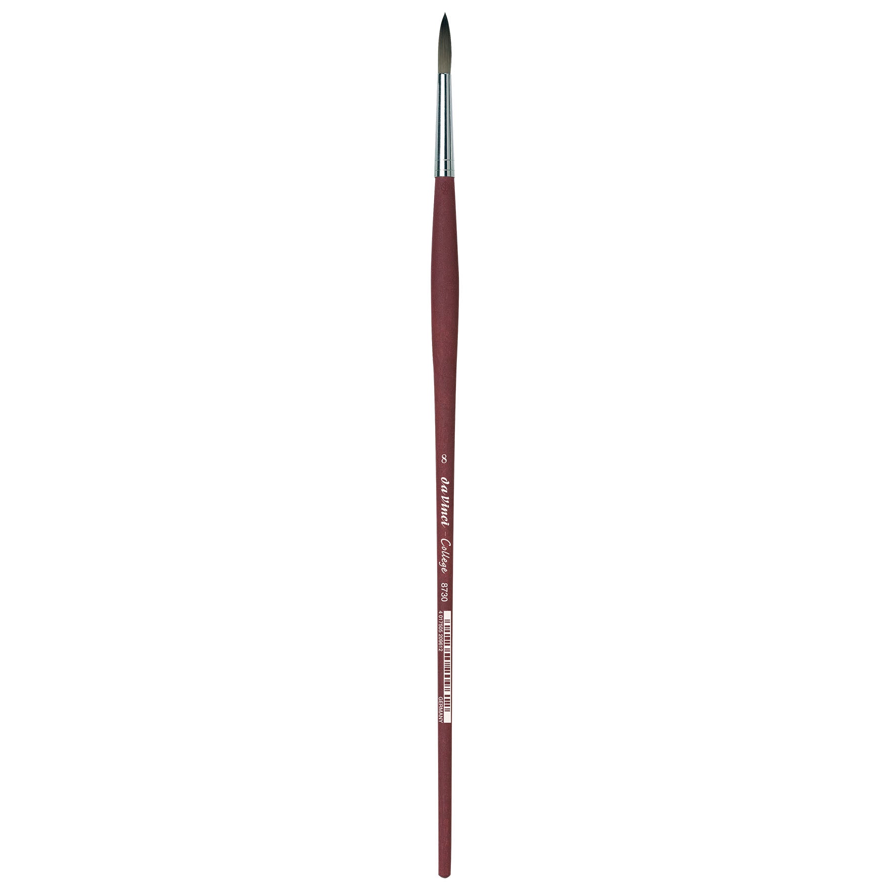 COLLEGE Student Brush, Synthetic, Acrylic & Oil, Round, Series 8730, Size 8