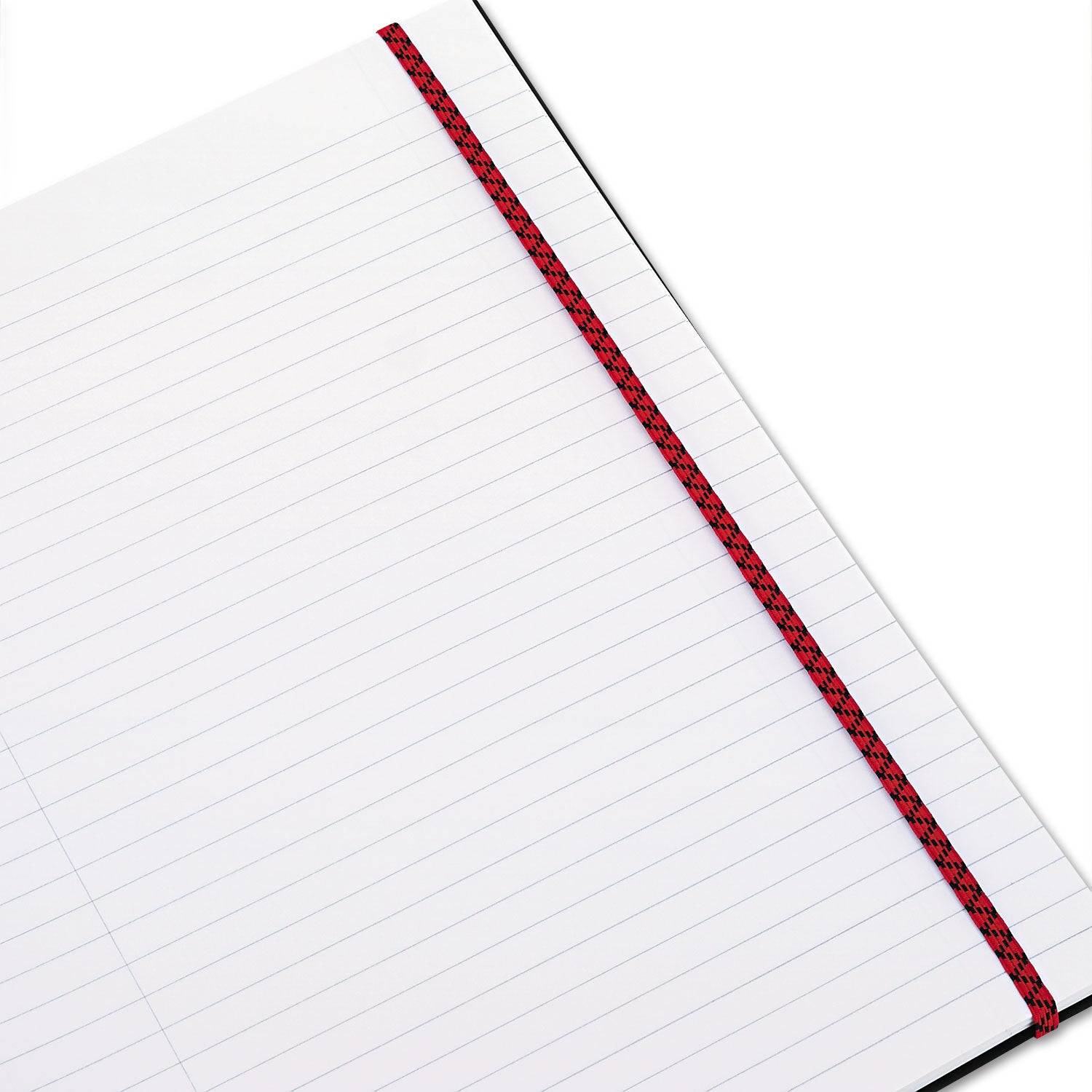 70 Sheets - Double Wire Spiral - Ruled Margin - 24 lb Basis Weight - Letter - 8 1/2" x 11" Sheet Size - White Paper - Red Binding - Black Polypropylene Cover - Wipe-clean Cover, Micro Perforated, Strap - 1 Each