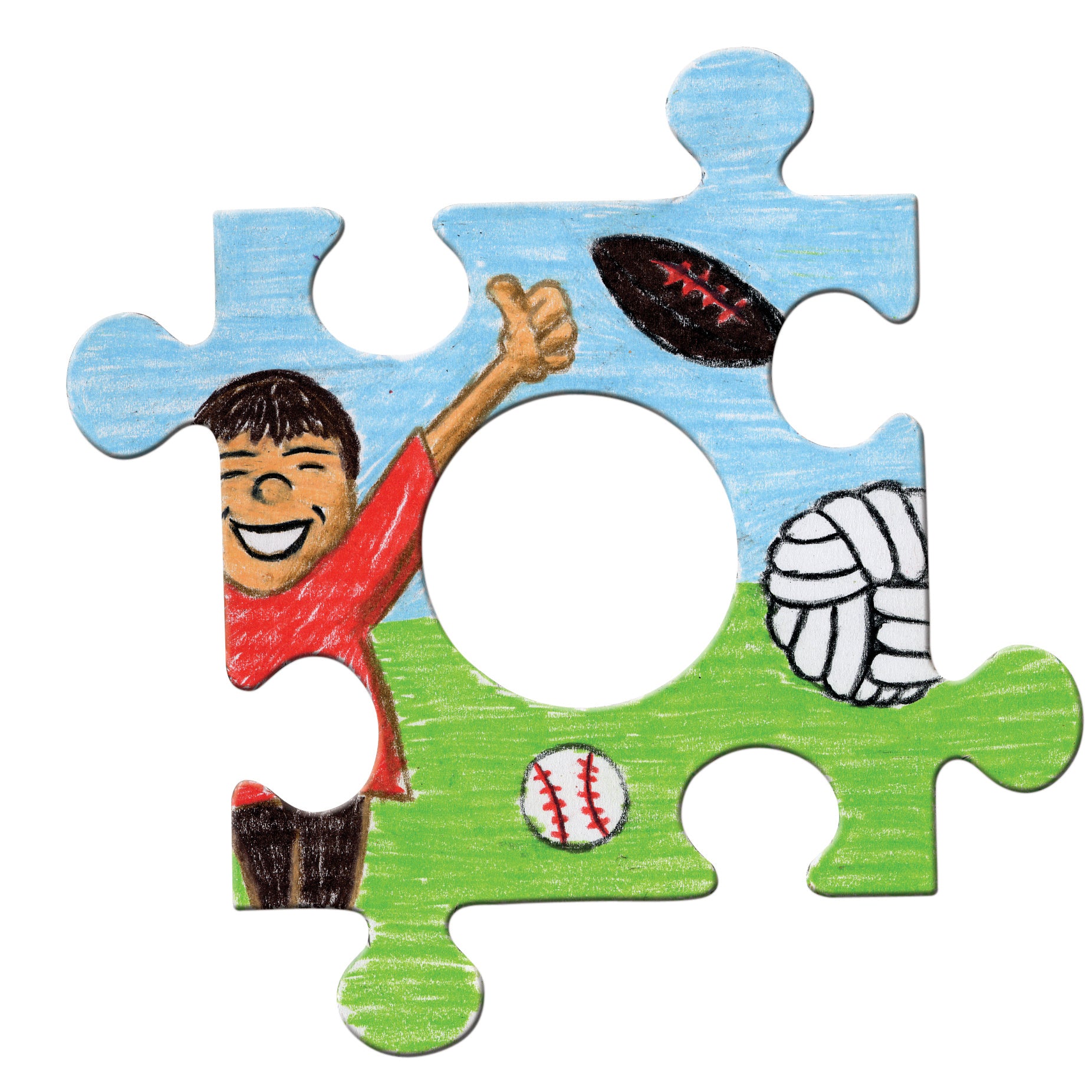 Picture Frame Puzzle Pieces, Pack of 24