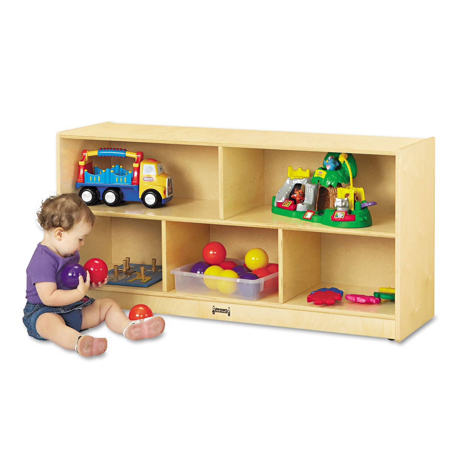 5 Compartment(s) - 24.50" Height x 48" Width x 15" Depth - Durable - Baltic - Acrylic, Rubber - 1 Each