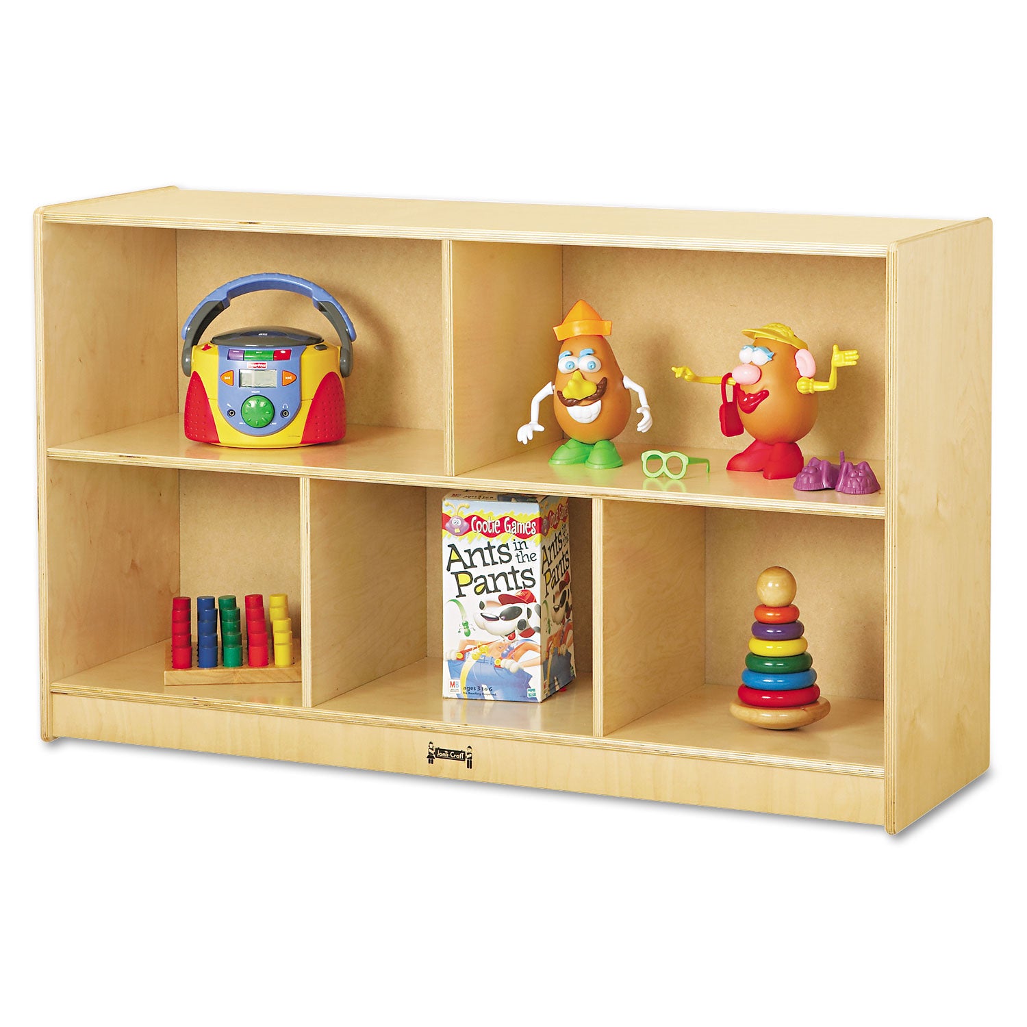 340 - 5 Compartment(s) - 29.50" Height x 48" Width x 15" Depth - Sturdy - Laminate - Wood Grain - Baltic Birch Plywood - 1 Each