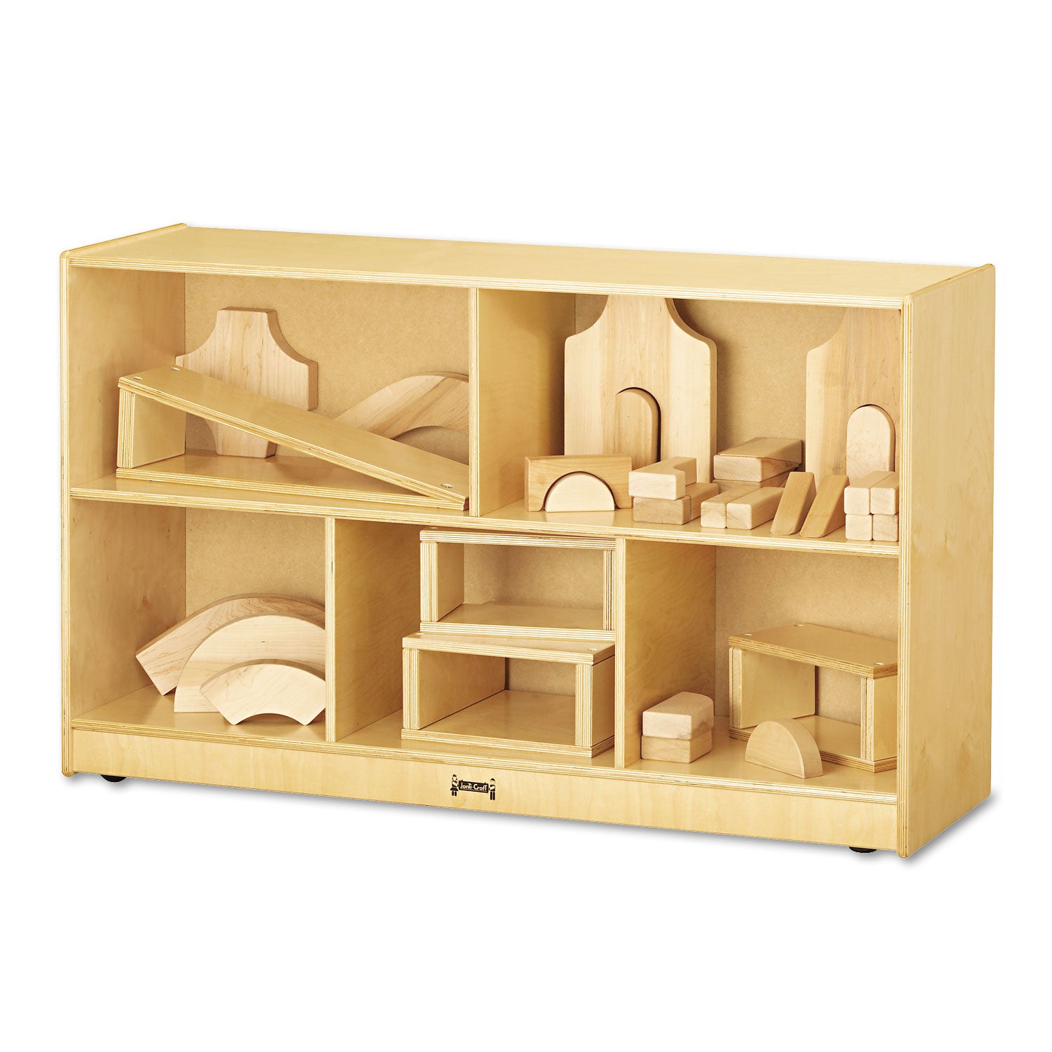 340 - 5 Compartment(s) - 29.50" Height x 48" Width x 15" Depth - Sturdy - Laminate - Wood Grain - Baltic Birch Plywood - 1 Each