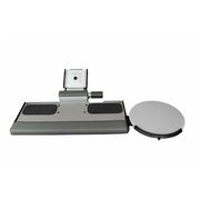 TechWorks™ Trackless Keyboard/Mouse Platform 19"W x 9 1⁄4"D, 9 1⁄2"Dia. Mouse Platform
