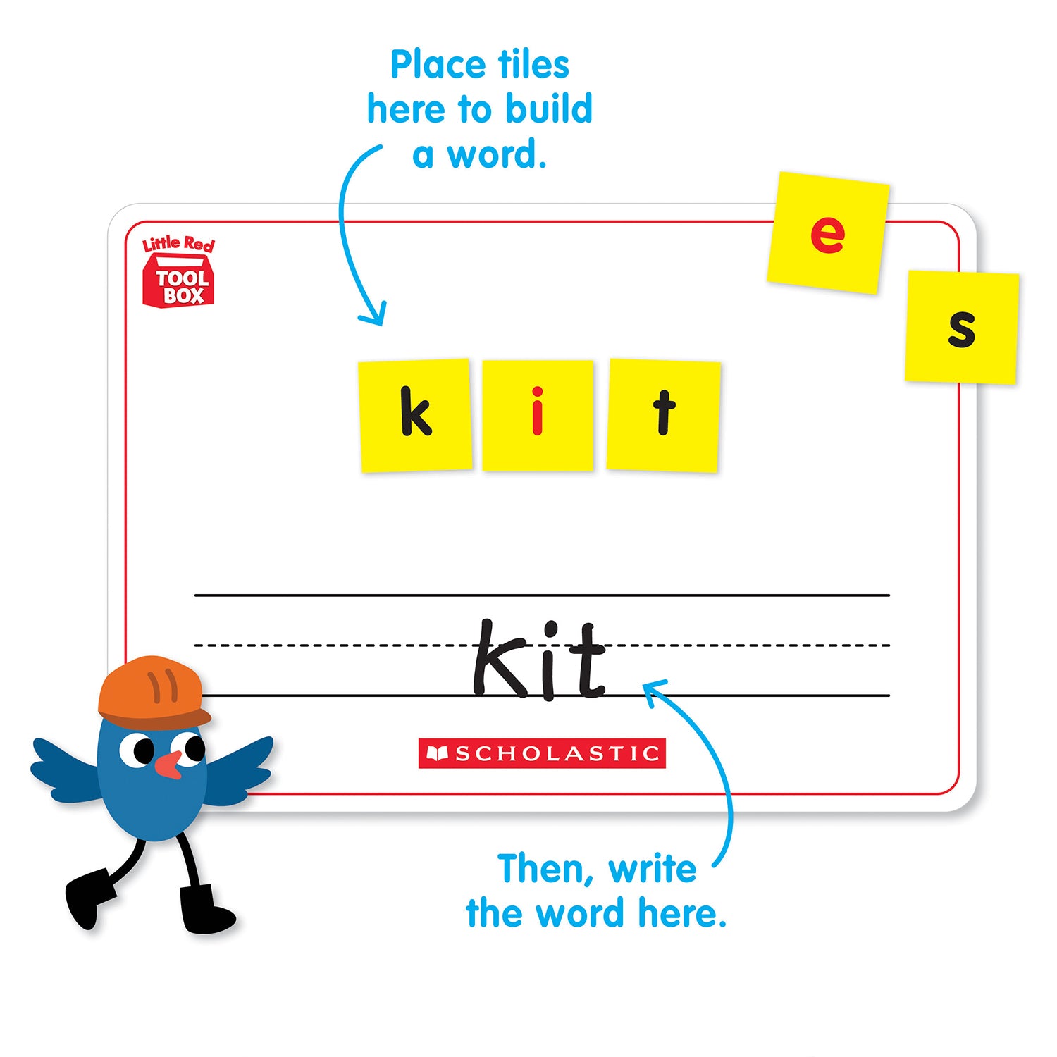 Little Red Tool Box: Word Builders Phonics Tiles: Consonants & Vowels