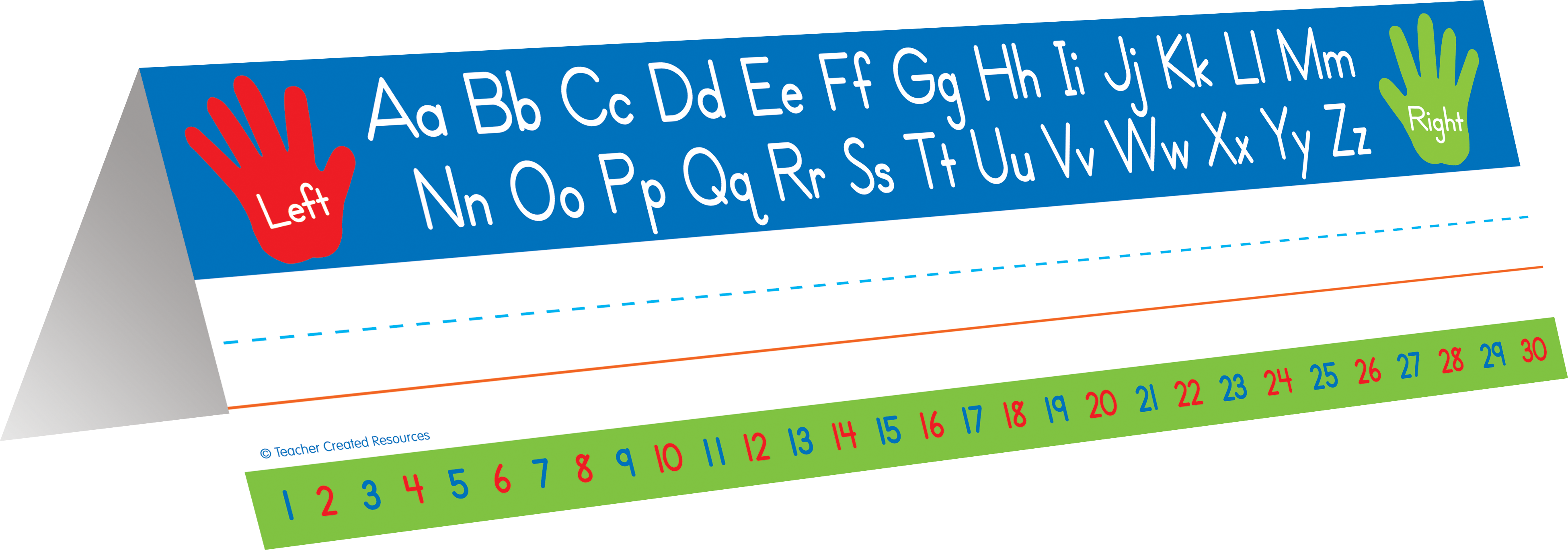 Left/Right Alphabet Tented Name Plates