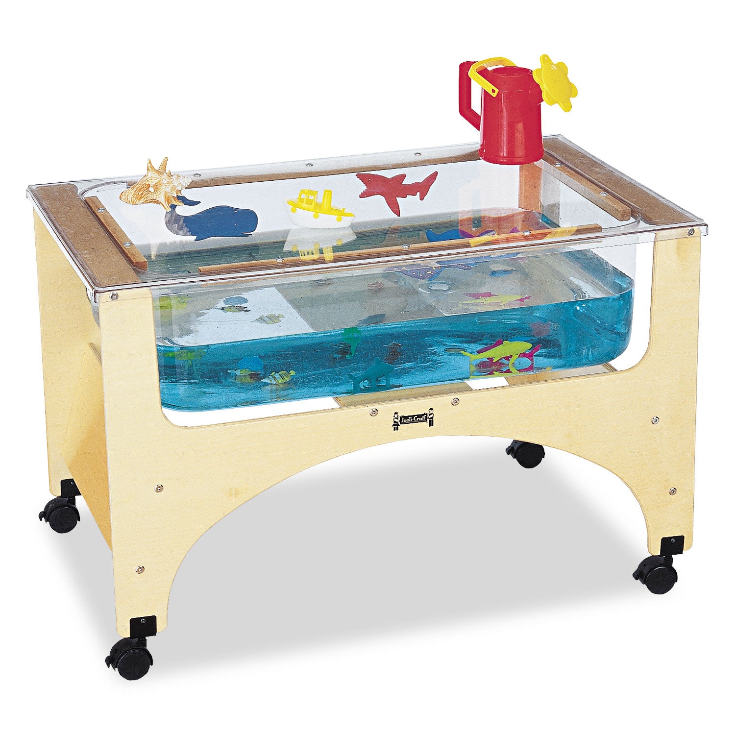 24.50" Height x 37" Width x 23" Depth - Classroom - Assembly Required - Baltic, Clear - Birch Frame Material - 1 Each