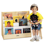 4 Shelf(ves) - 27.50" Height x 30" Width x 16.50" Depth - Rounded Edge, Kick Plate, Durable, Wipeable, Wear Resistant, Tear Resistant - Birch - 1 Each