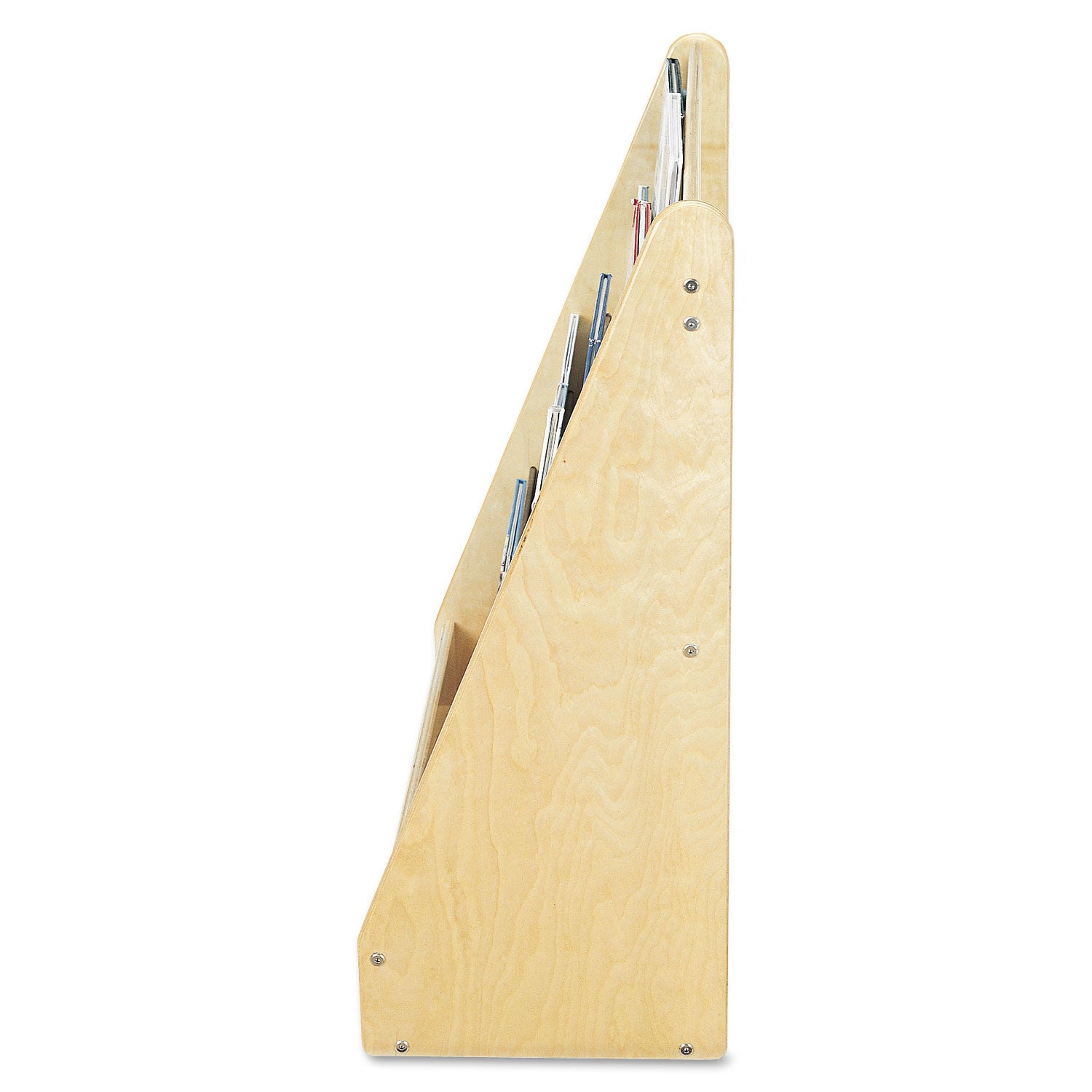 5 Compartment(s) - Compartment Size : 1" - 27.50" Height x 30" Width x 13.50" Depth - Rounded Corner, Durable, Yellowing Resistant - UV Acrylic - Baltic - Birch Plywood - 1 Each