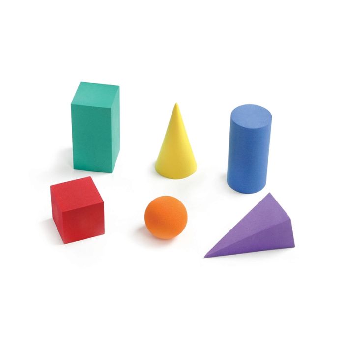 Foam Geometric Solids Set - Set of 6