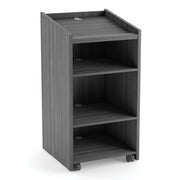 OfficeSource Conference/Multi-Purpose Mobile Lectern - Coastal Gray