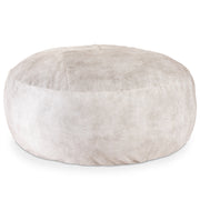 Jaxx Saxx 6 Foot Giant Bean Bag Chair - Padded Microvelvet, Beige