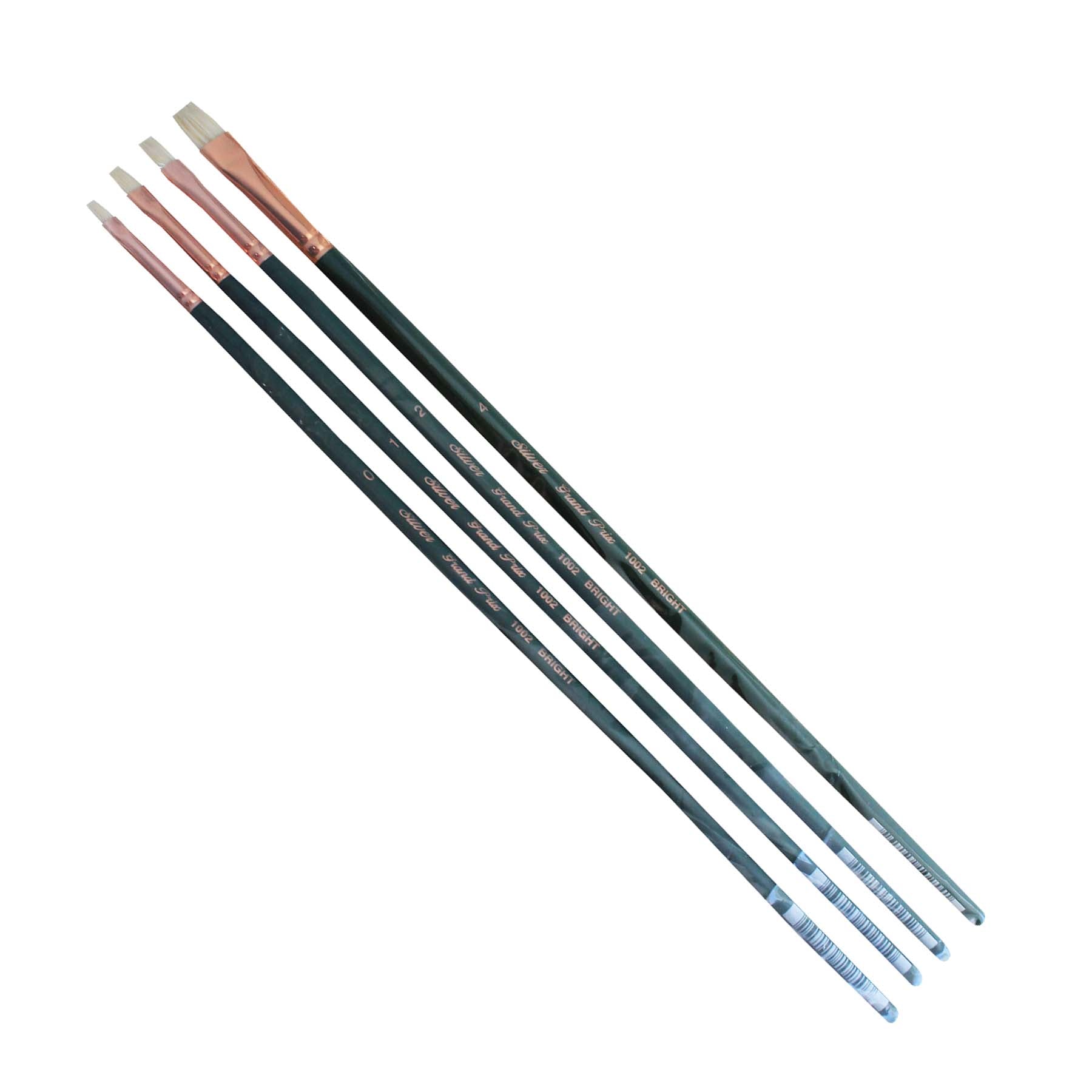 Grand Prix Small Brights, 4 Brushes