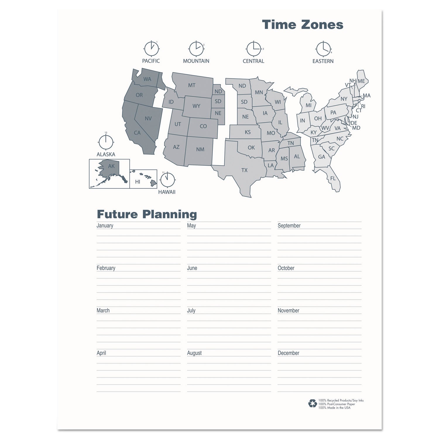 Monthly - 14 Month - December 2025 to January 2027 - Black Cover - 1 Each