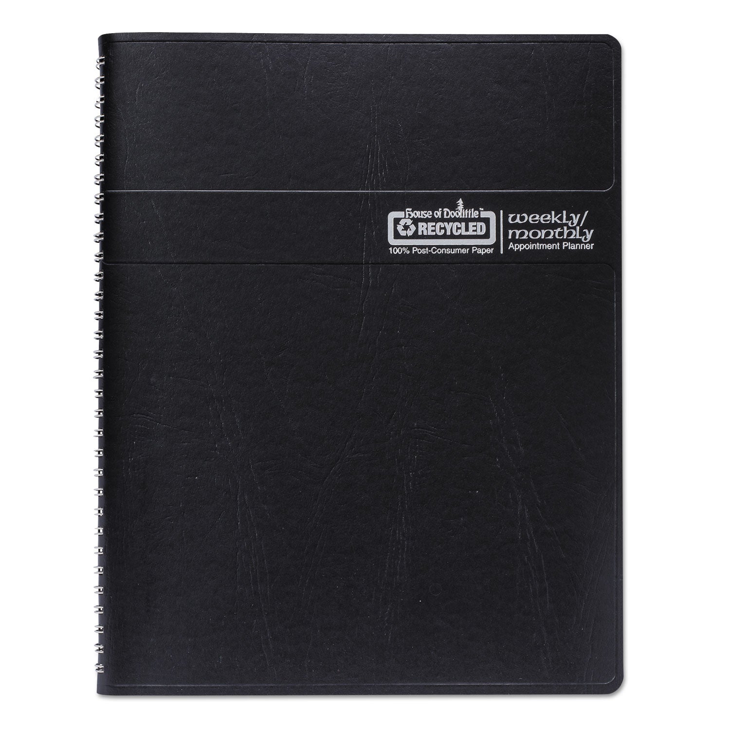 12 Month - January 2026 to December 2026 - Wire Bound - Black Suede Cover - 1 Each