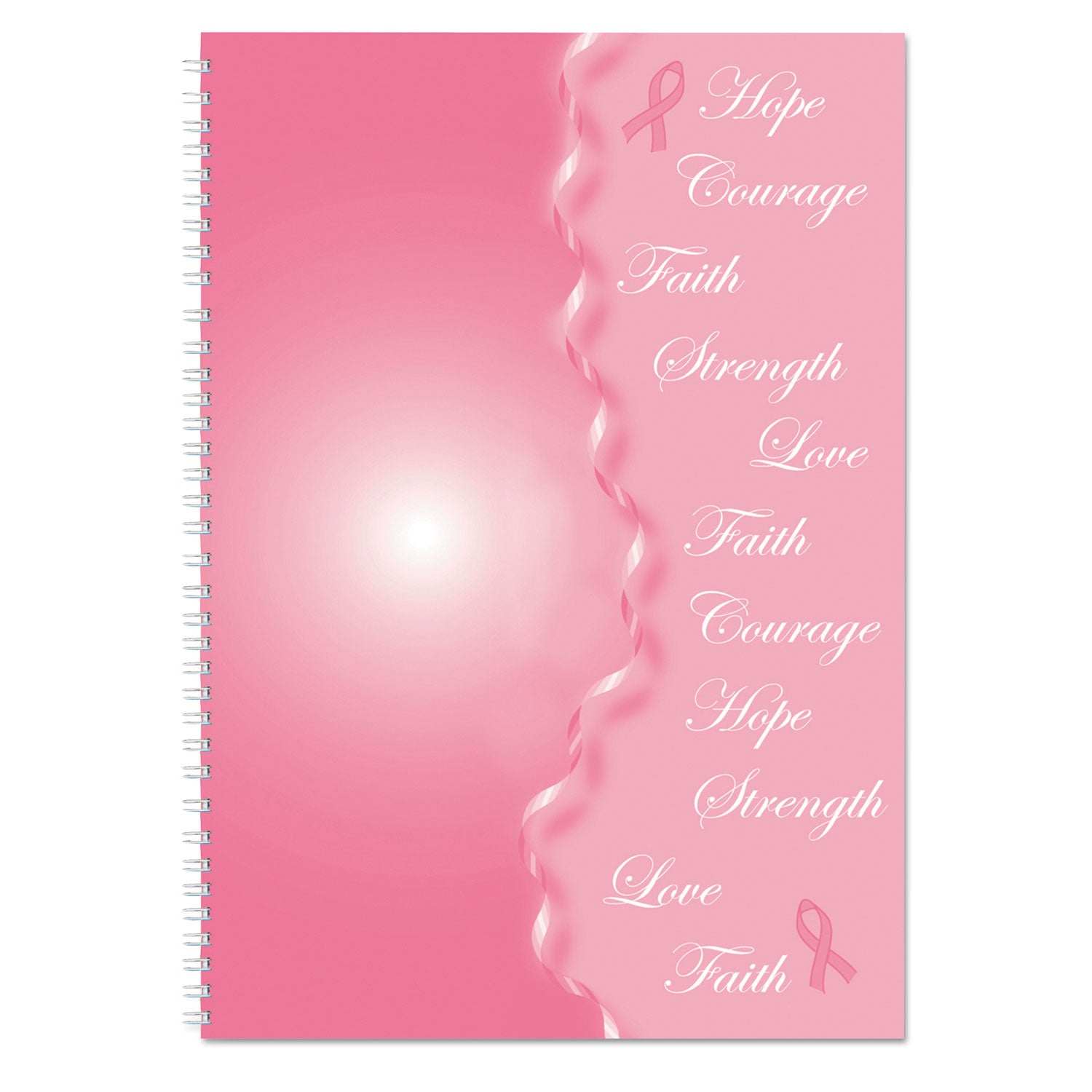Julian Dates - Monthly - 12 Month - January 2026 to December 2026 - 1 Month Single Page Layout - 7" x 10" Sheet Size - 1.38" x 1.75" Block - Wire Bound - Pink - Hardboard - Laminated - 1 Each