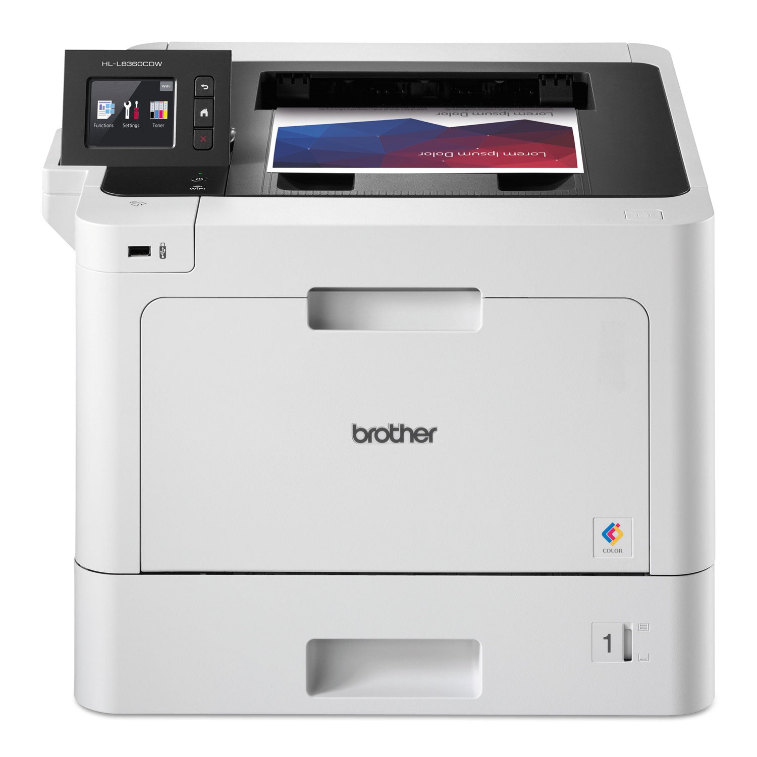 31 ppm Mono / 31 ppm Color - 2400 x 600 dpi class - Auto/Manual Duplex Print - 300 Sheets Input - Ethernet - Wireless LAN - 4000 Pages Duty Cycle - Plain Paper Print - Gigabit Ethernet - USB