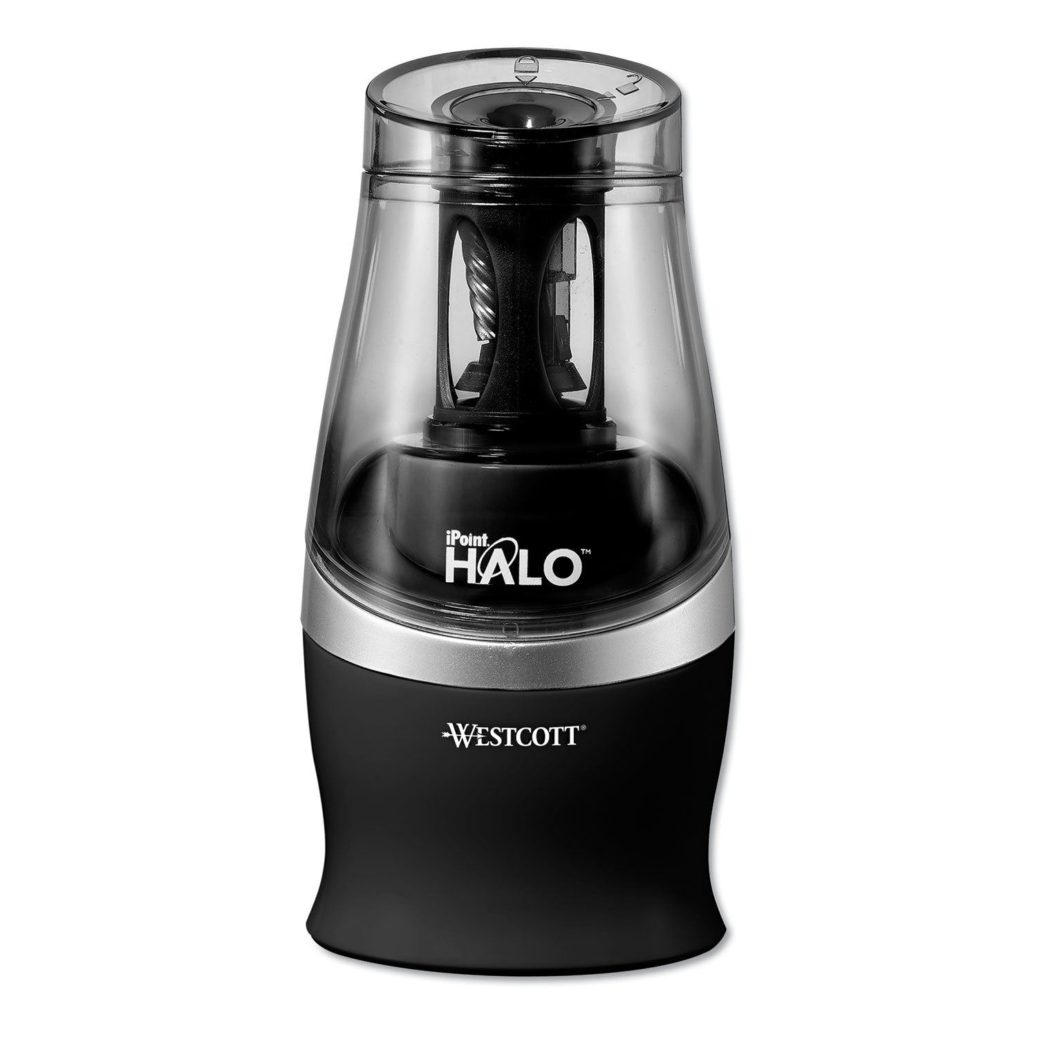 iPoint Halo Electric Pencil Sharpener, Black