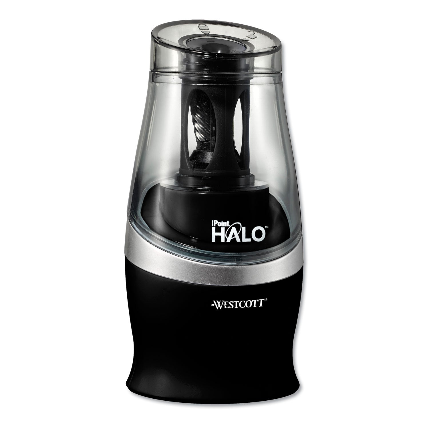 iPoint Halo Electric Pencil Sharpener, Black