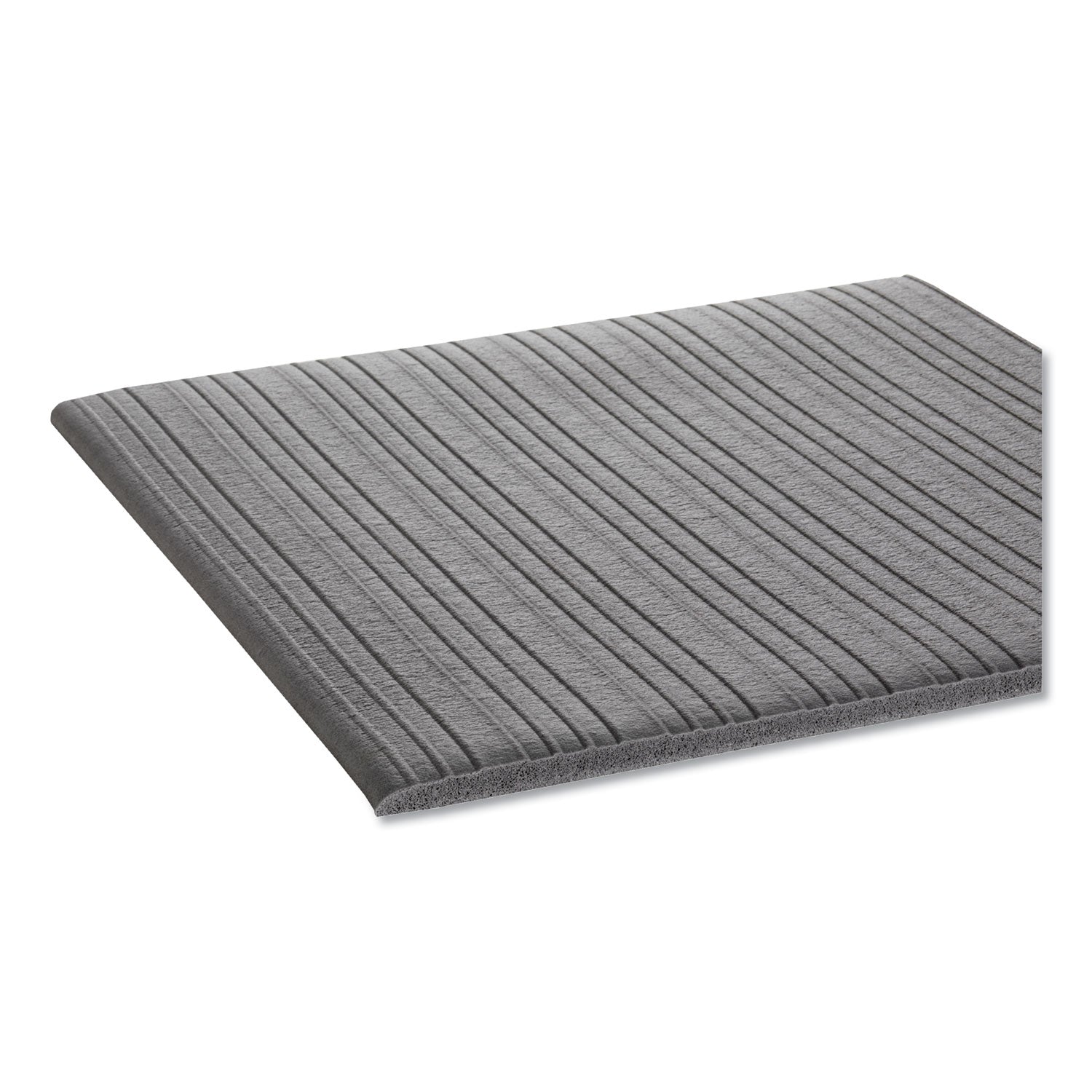 Cement Floor, Floor, Service Counter, Mailroom, Cashier's Station, Warehouse - 36" Length x 27" Width x 0.375" Thickness - Rectangular - Vinyl, Closed-cell PVC Foamboard - Gray - 1 Each