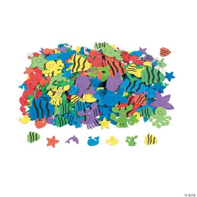 Under The Sea! Foam Adhesive Shapes - 13 Pieces