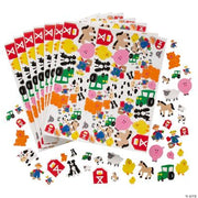 Fabulous Foam Adhesive Farm Shapes - 500 Pieces