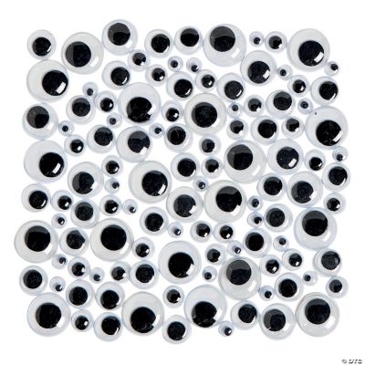 Watch Them Wiggle Eyes - Black - 500 Pieces