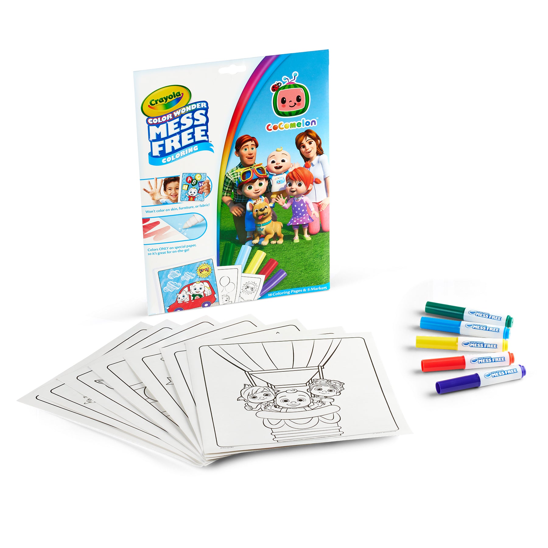 Color Wonder® Coloring Pad & Markers, Cocomelon