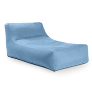 Coza Outdoor Sun Lounger - Luxurious Giant Outdoor Chaise - Sunbrella, Ocean Blue