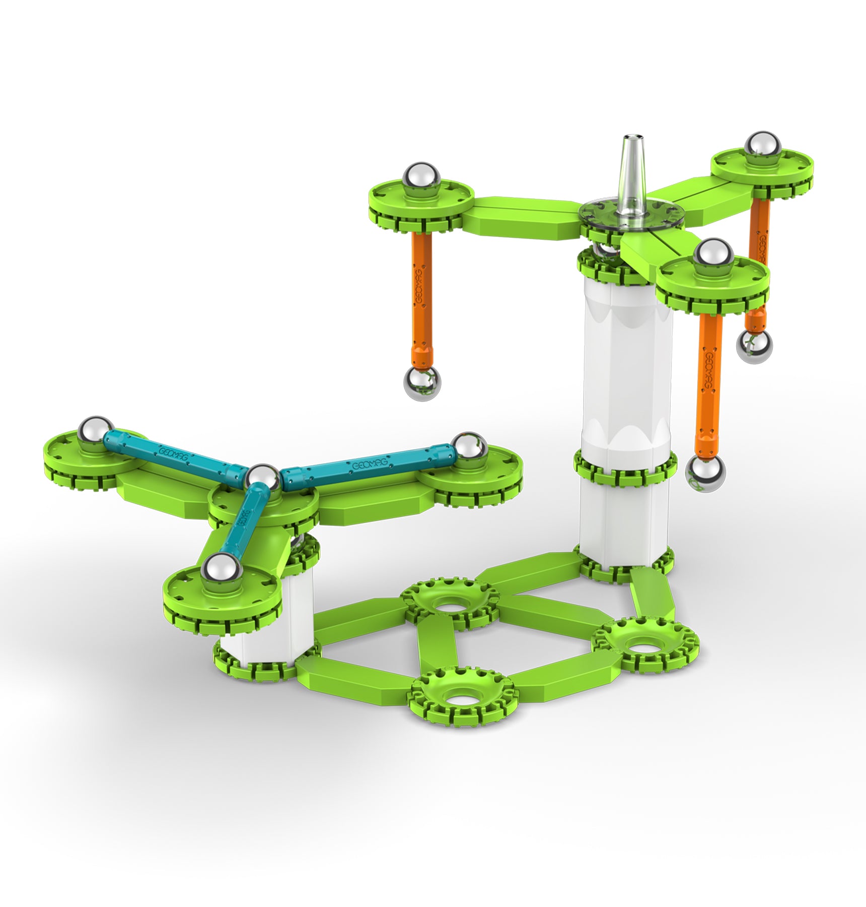 Geomag™ Mechanics Motion, Flywheels, Magnetic Building Set, 96 Pieces