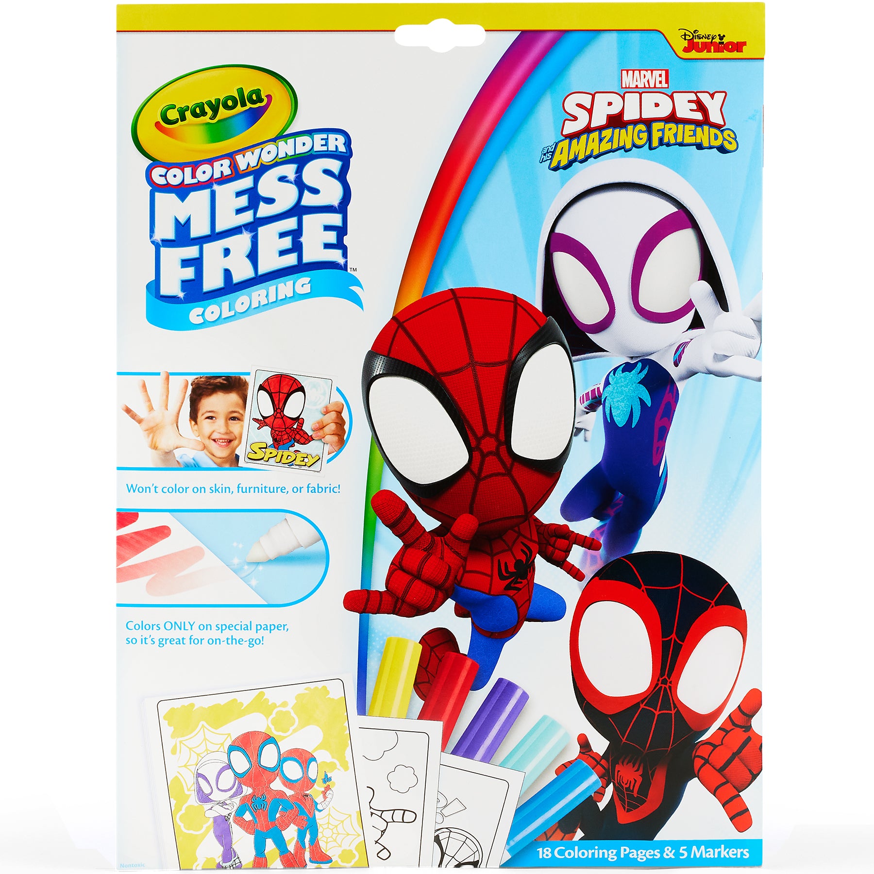 Color Wonder® Coloring Pad & Markers, Spidey and His Amazing Friends