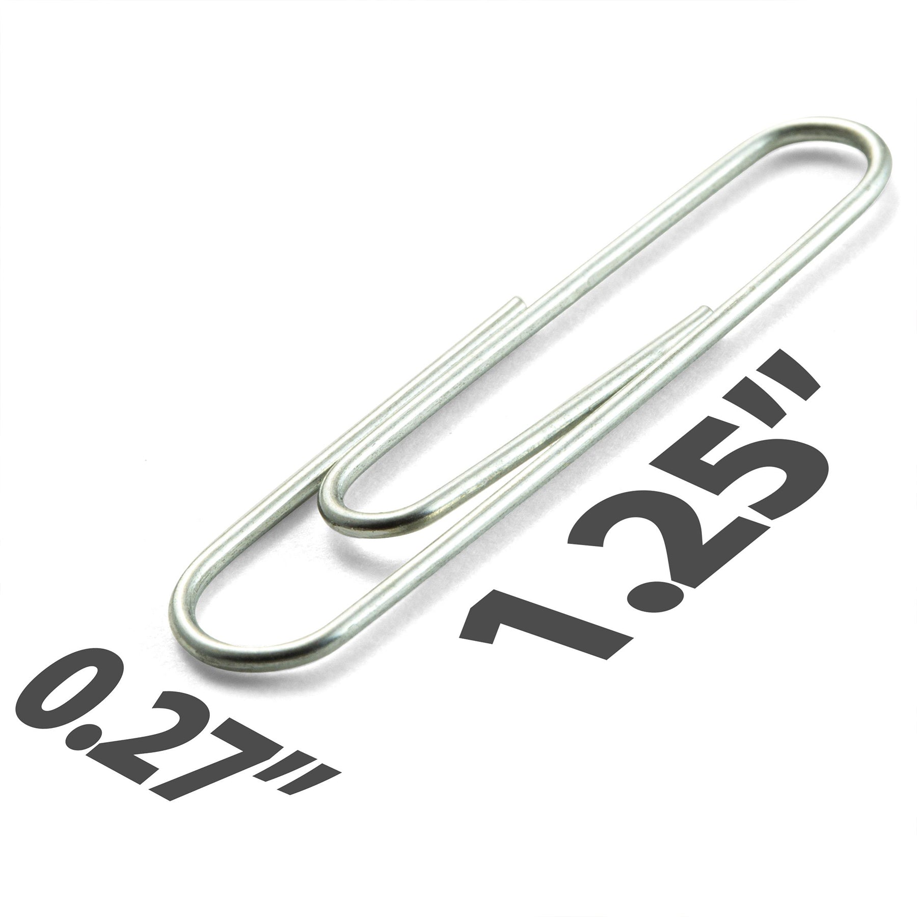 Paper Clips, Premium #1, 100 Per Box, 10 Boxes