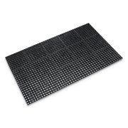 Safewalk Heavy-Duty Anti-Fatigue Drainage Mat, General Purpose, 36 X 60, Black