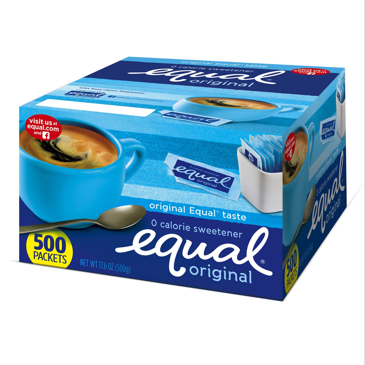 Zero Calorie Sweetener, 0.04 oz Packet, 500/Box
