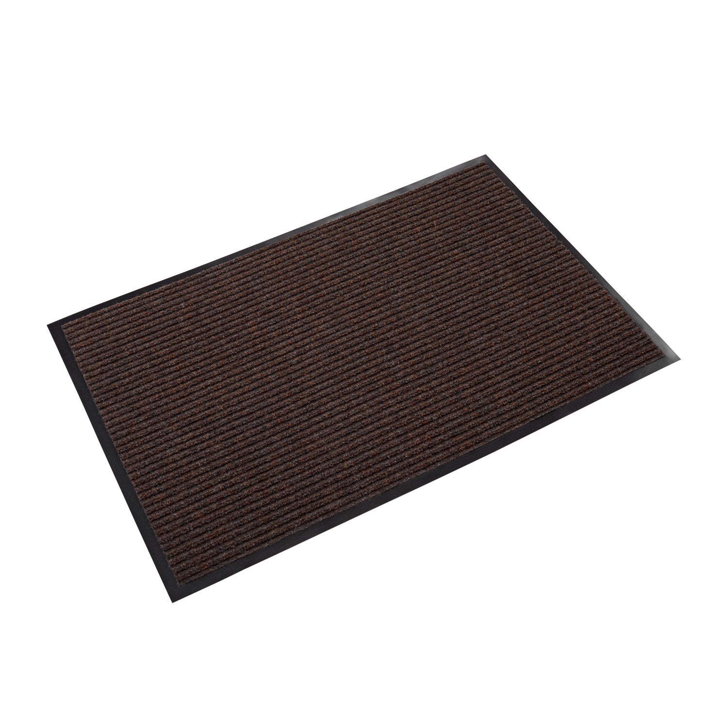 Crown Mats Needle-rib Wiper/Scraper Mat - Indoor - 60" Length x 36" Width x 0.313" Thickness - Rectangular - Polyethylene Terephthalate (PET), Polypropylene, Vinyl - Brown - 1 Each