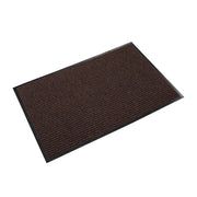 Crown Mats Needle-rib Wiper/Scraper Mat - Indoor - 60" Length x 36" Width x 0.313" Thickness - Rectangular - Polyethylene Terephthalate (PET), Polypropylene, Vinyl - Brown - 1 Each