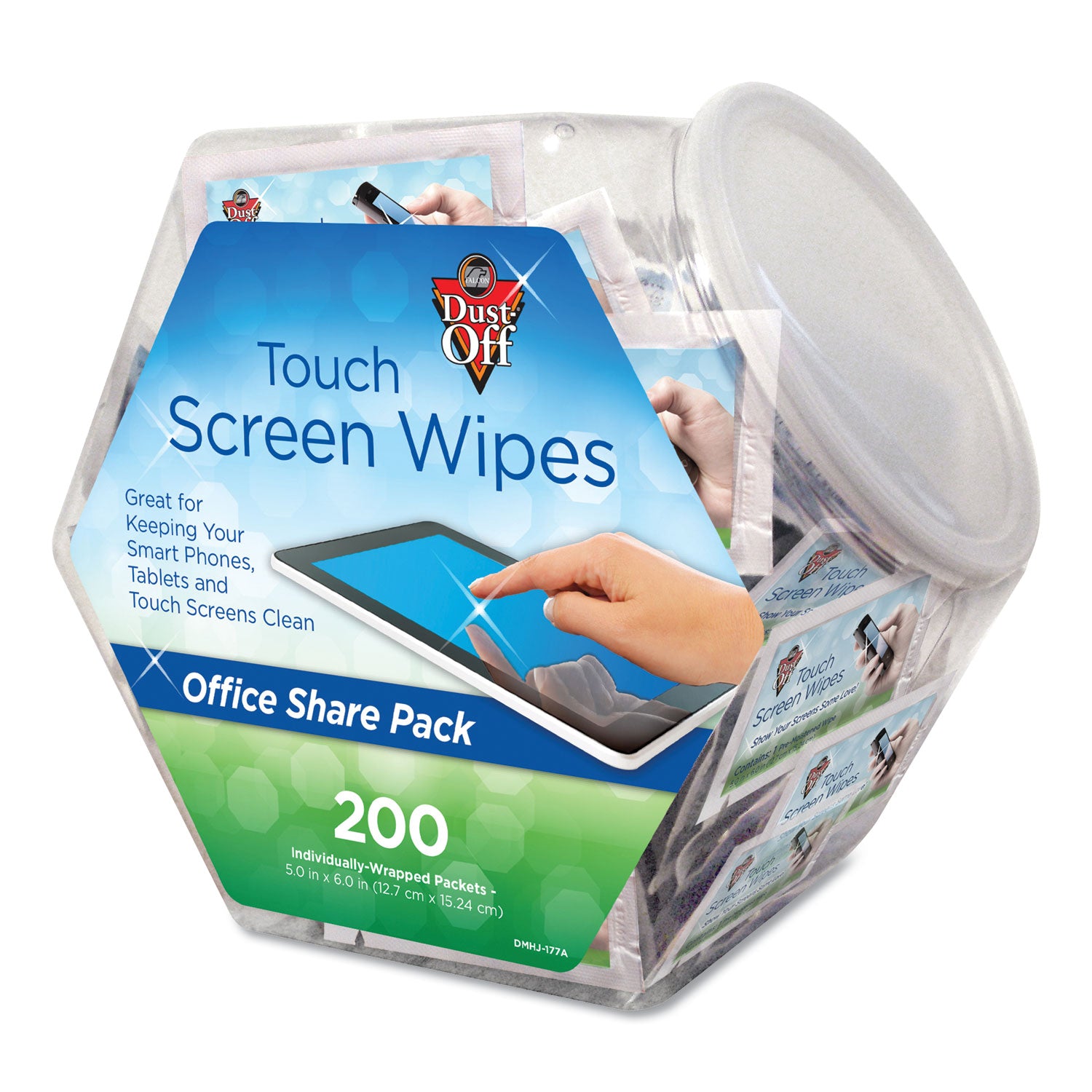 For Display Screen, PDA, GPS Navigation System - Anti-static, Alcohol-free - White - 200/Pack - 1 Each