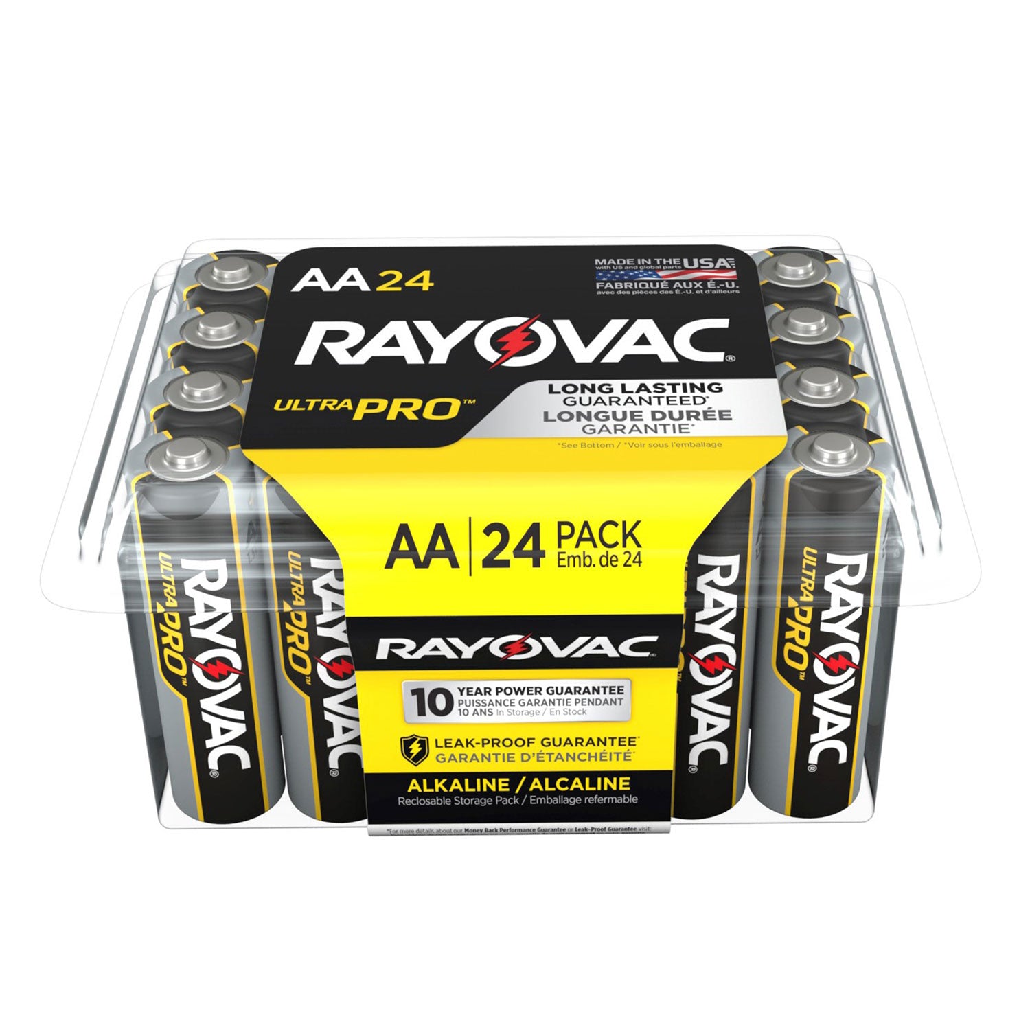 Rayovac Ultra Pro Alkaline AA Batteries - For Multipurpose - AA - 1.5 V DC - 24 / Pack