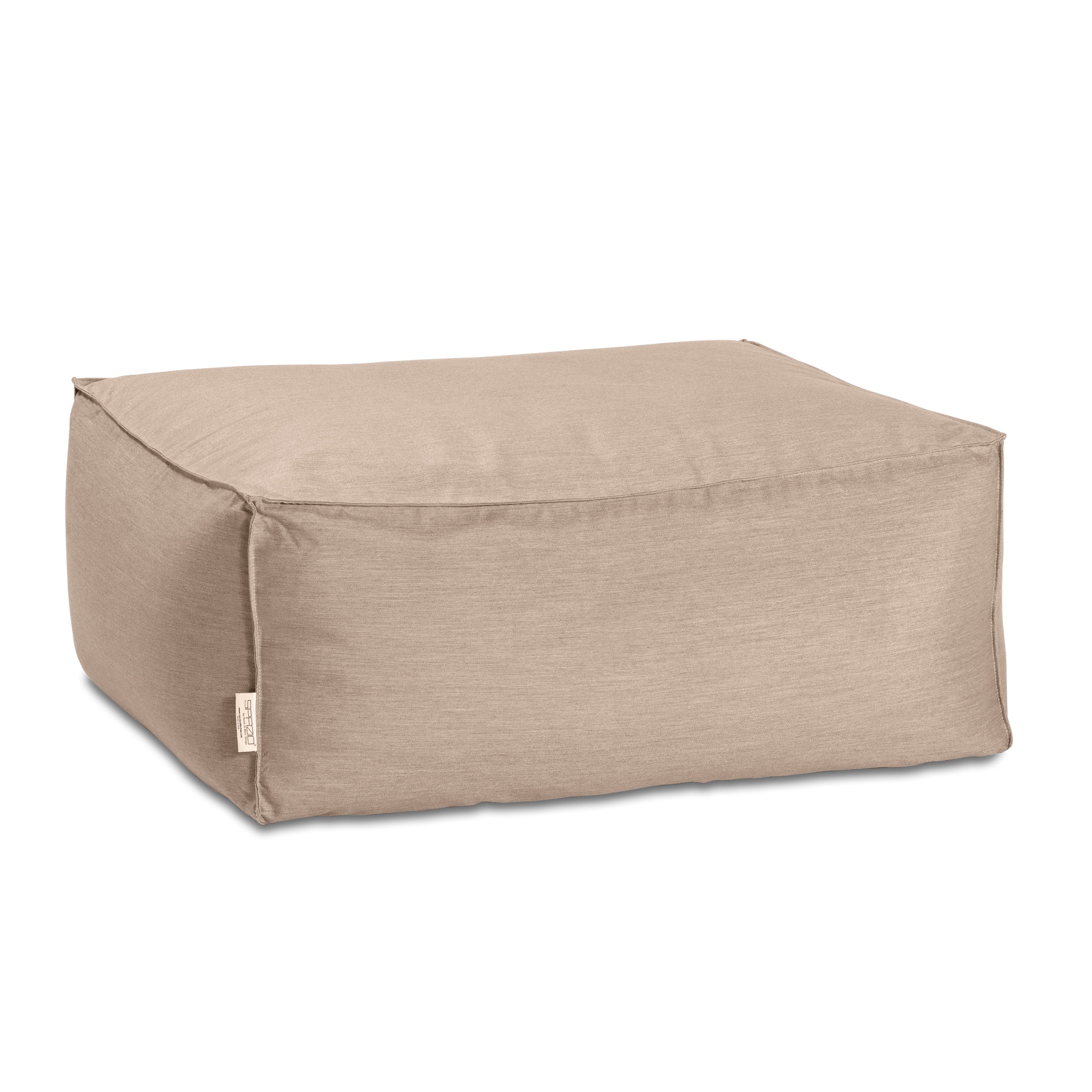 Baya Outdoor Ottoman - Sunbrella, Petal